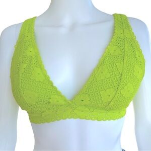 NEW Aerie Bralette Lime Green Size Medium